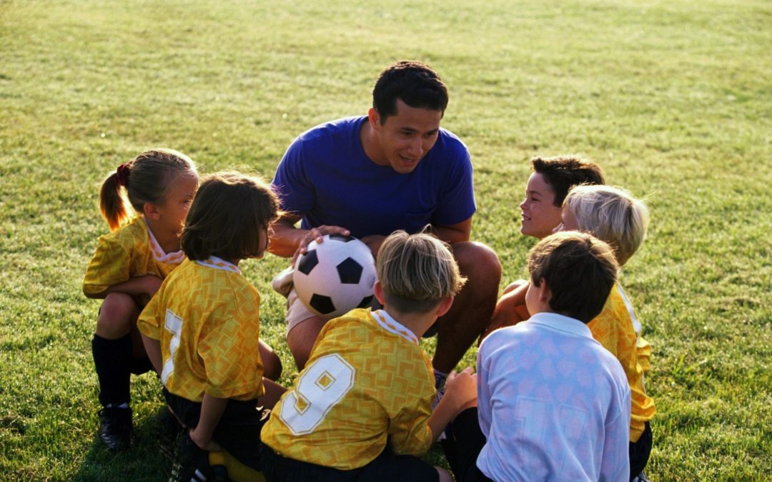 Kiddy soccer coaching pic for article about improper coaching during cross examination